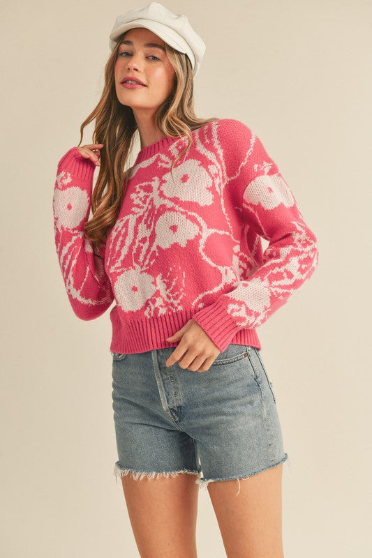 Soft Raspberry Sweater - shopminnoe