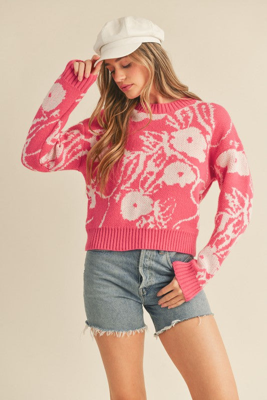 Soft Raspberry Sweater - shopminnoe