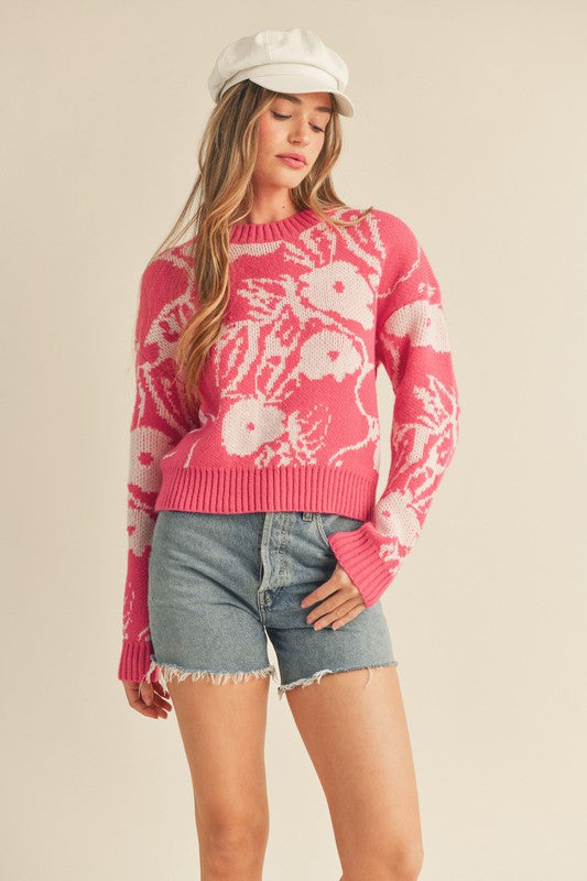 Soft Raspberry Sweater - shopminnoe