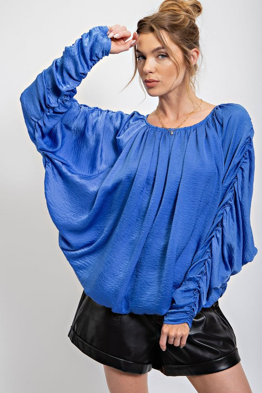Royal Blue For You Top - shopminnoe