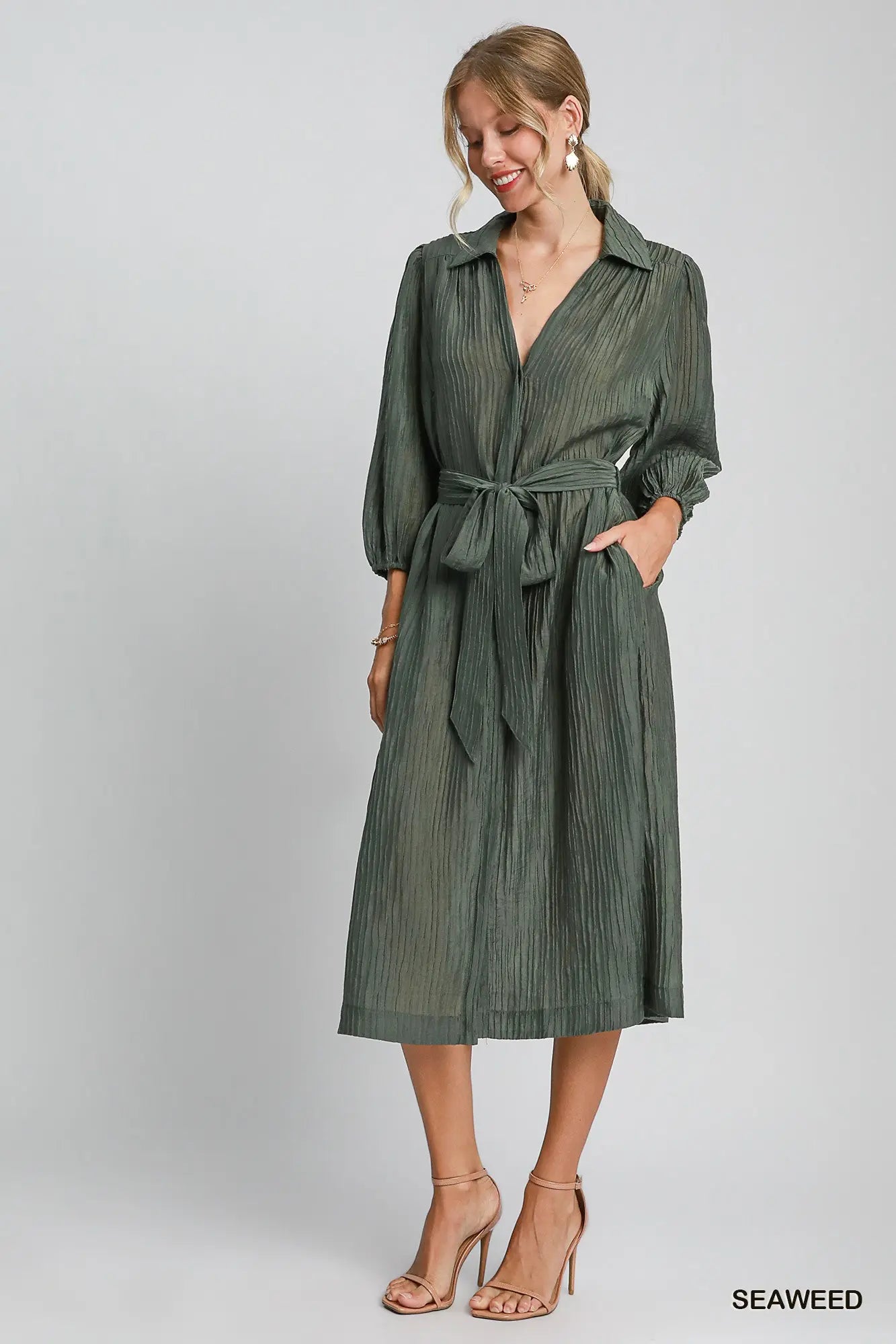 Seaweed Holiday Dress - shopminnoe