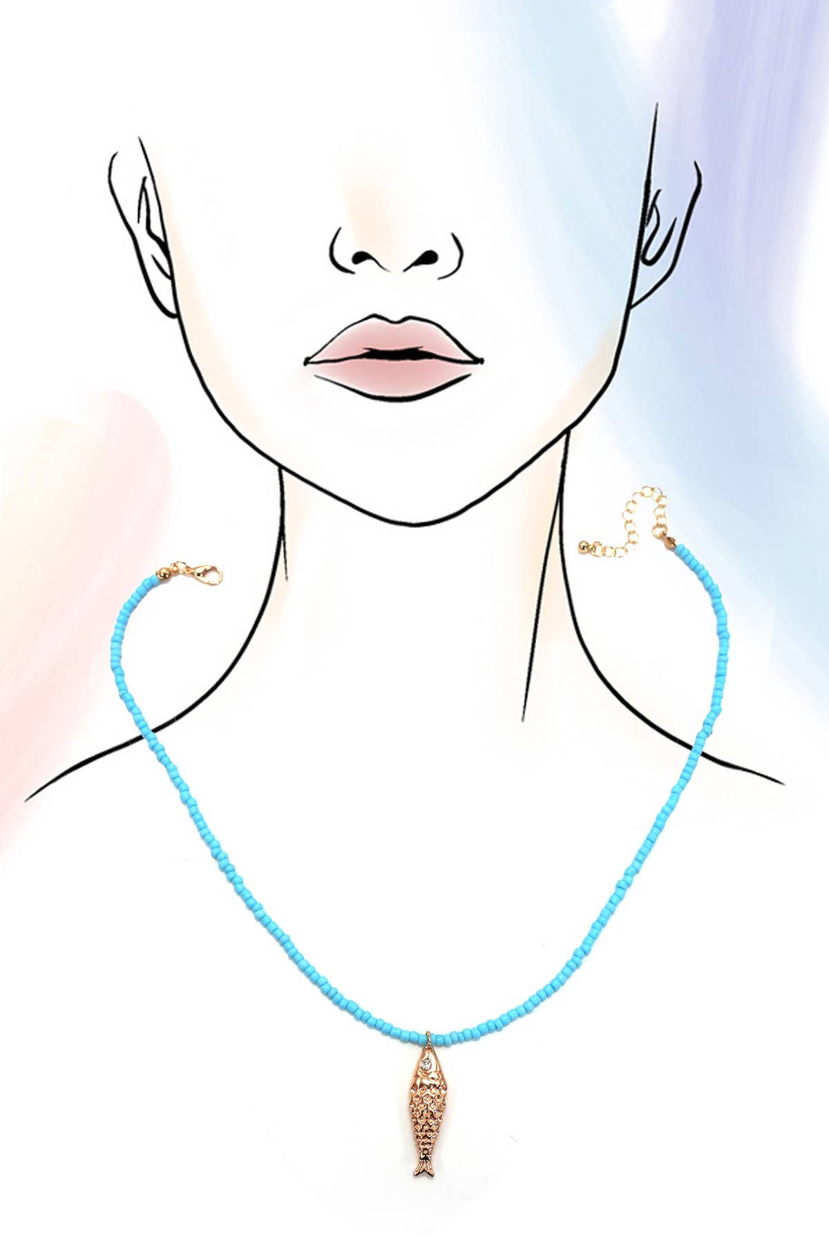 Here Fishy Fishy Necklace