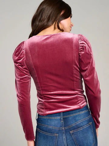 Velvet Berry Top - shopminnoe