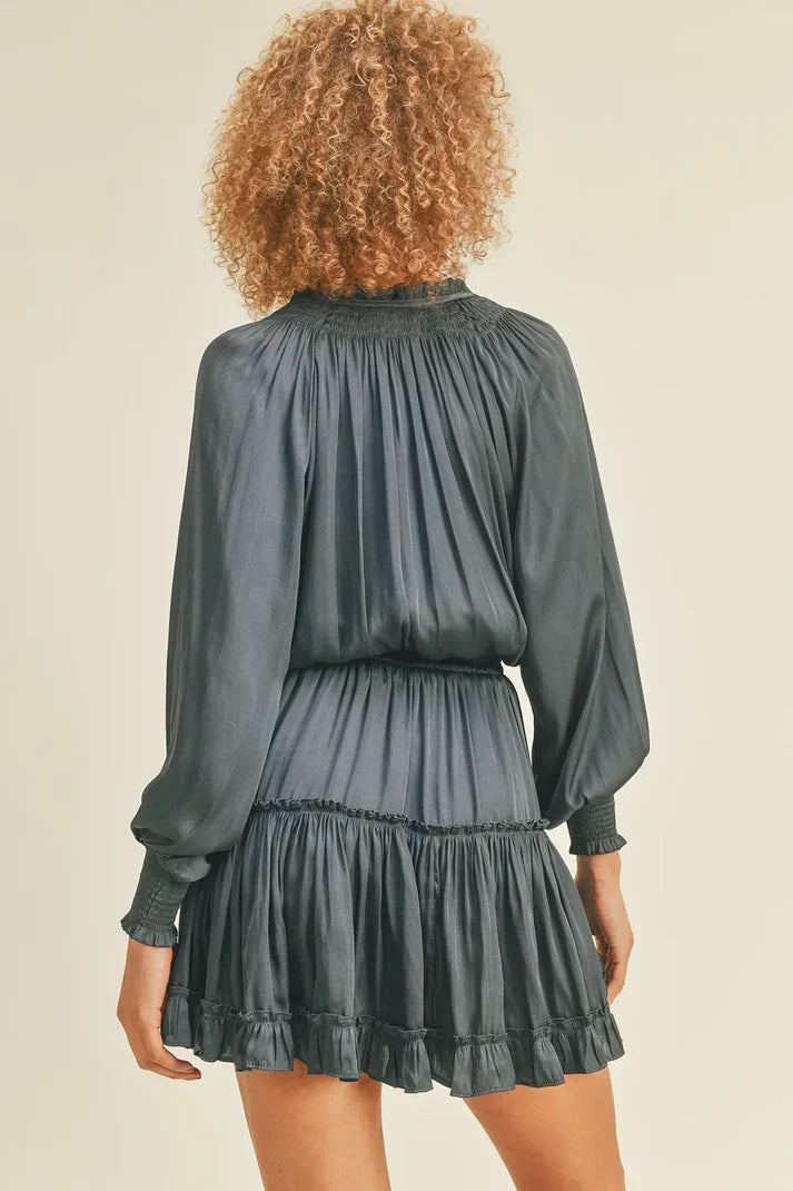 Frankie Navy Dress - shopminnoe