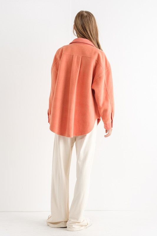 Tangerine Dreams Shacket - shopminnoe