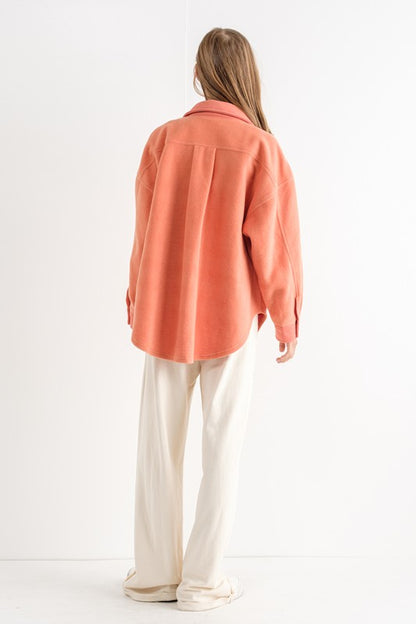 Tangerine Dreams Shacket - shopminnoe