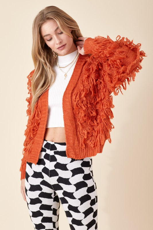 Falling Fringe Cardigan