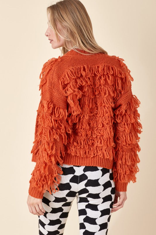 Falling Fringe Cardigan