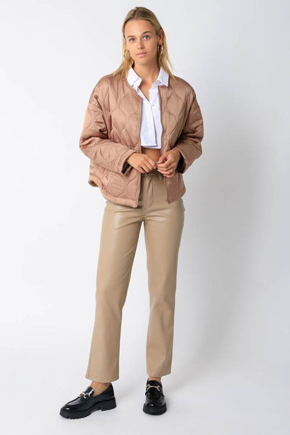 Portabella Quilted Jacket - shopminnoe