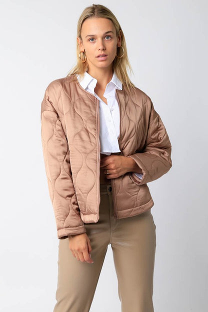 Portabella Quilted Jacket - shopminnoe