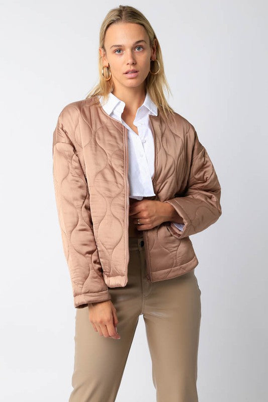 Portabella Quilted Jacket - shopminnoe
