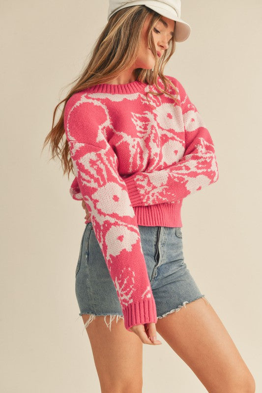 Soft Raspberry Sweater
