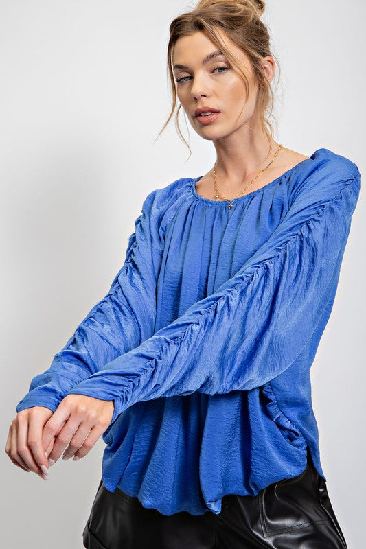 Royal Blue For You Top - shopminnoe