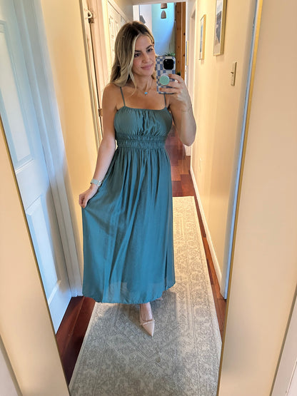 Totally Teal Maxi Dress