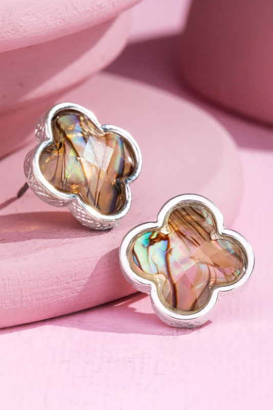 Abalone Stud Earrings