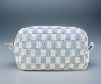 Checkered Pouch Bag