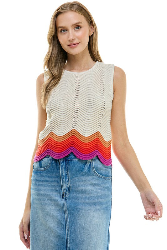 Color Drip Top - shopminnoe