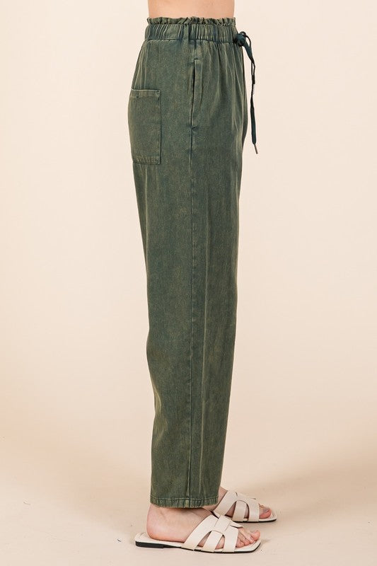 Earthy Moss Pants - shopminnoe