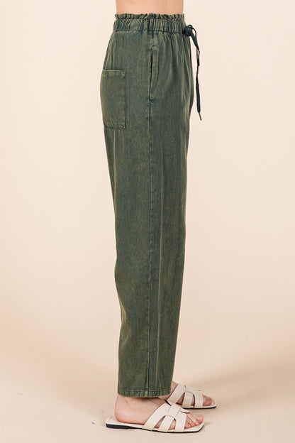 Earthy Moss Pants - shopminnoe