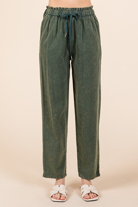 Earthy Moss Pants - shopminnoe