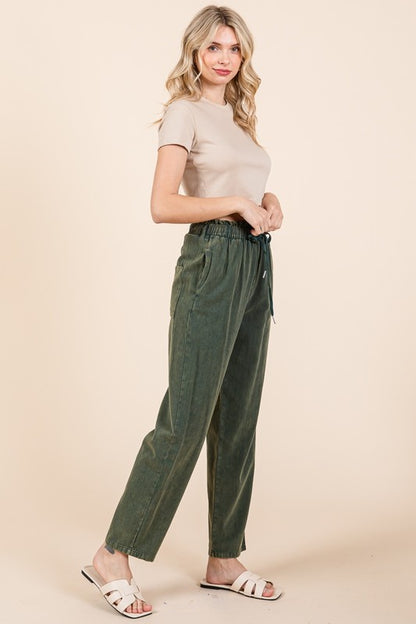 Earthy Moss Pants - shopminnoe