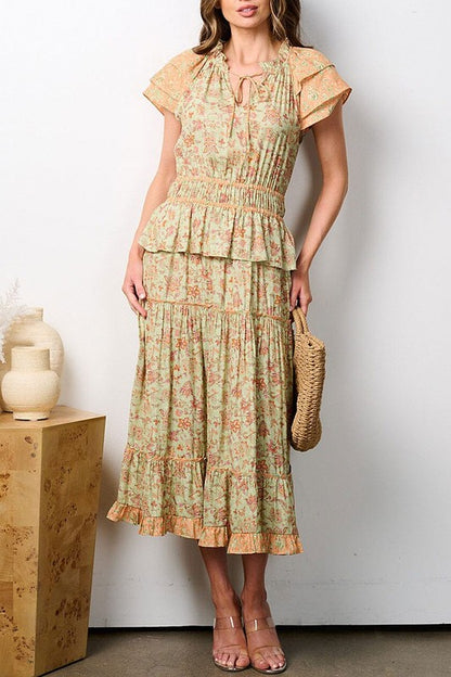 Earthy Feel Maxi Dress - shopminnoe