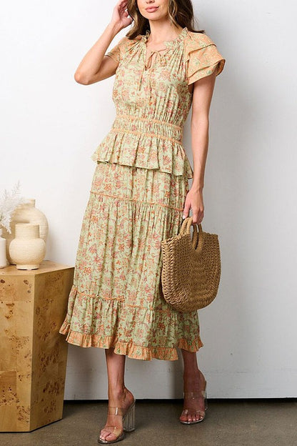 Earthy Feel Maxi Dress - shopminnoe