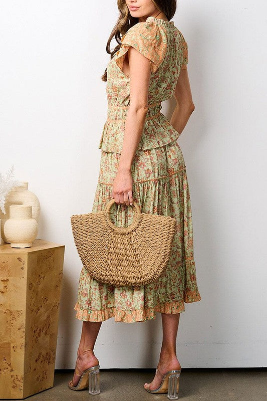 Earthy Feel Maxi Dress - shopminnoe