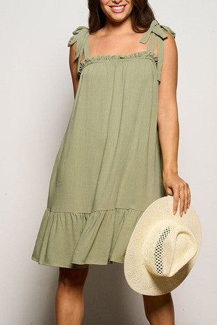 Linen Kelp Dress