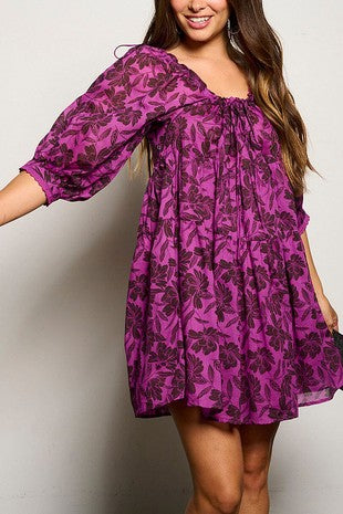 Plum Drop Dress