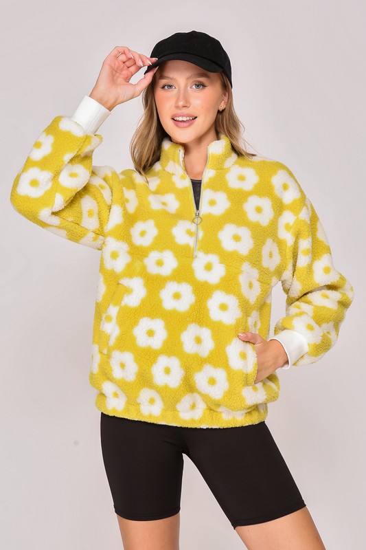 Sunshine Sherpa Jacket Pullover