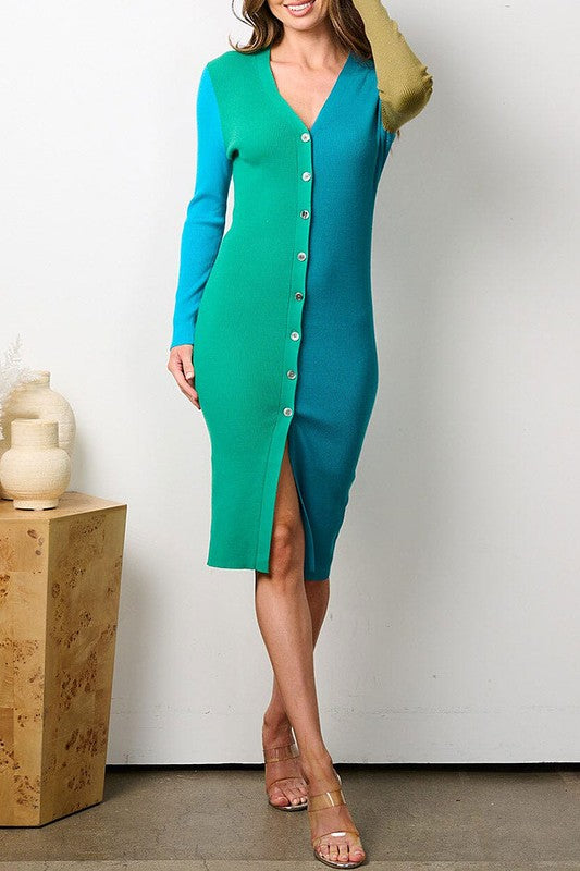 Mid-Century Midi Dress