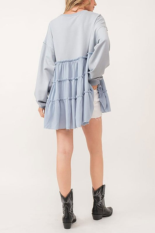 Powder Blue Tunic Dress