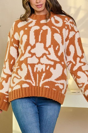 Cinnamon Swirl Sweater