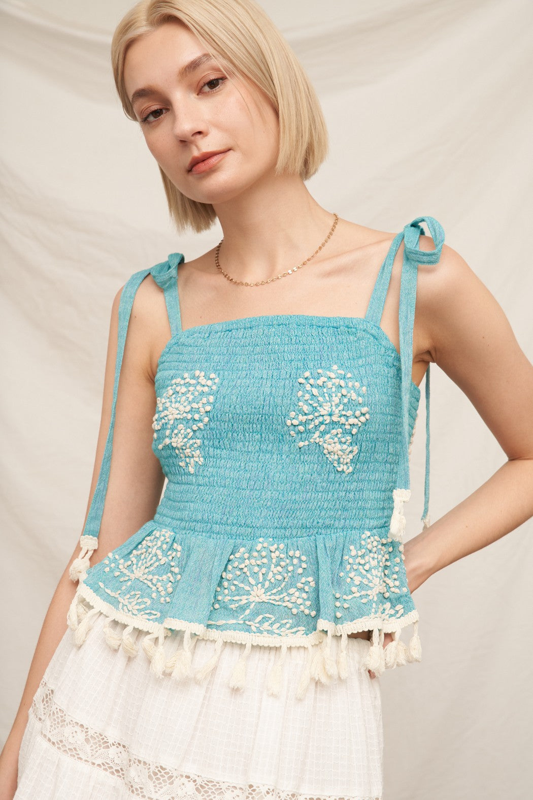 Ocean Blue Tank Top - shopminnoe