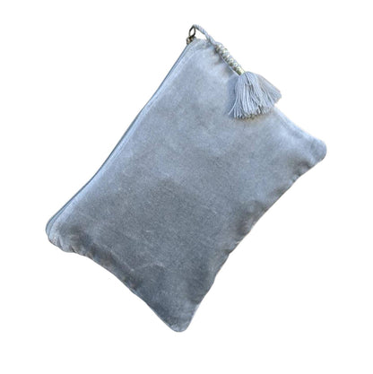 Grey & Blue Dandelions Pouch