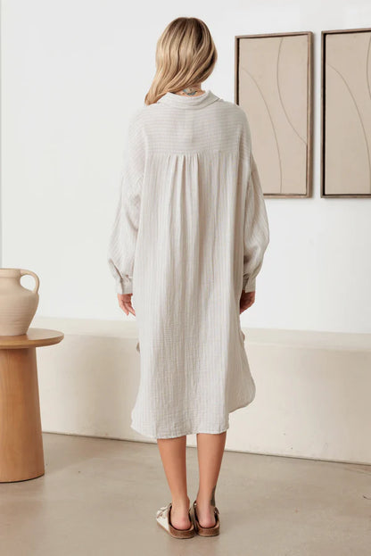 Aurora Oversized Shirt Dress