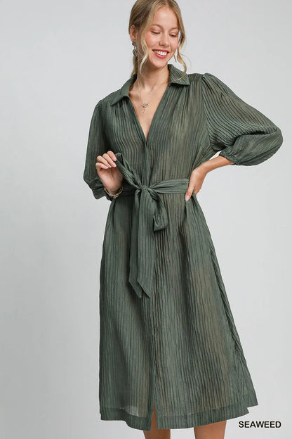Seaweed Holiday Dress - shopminnoe