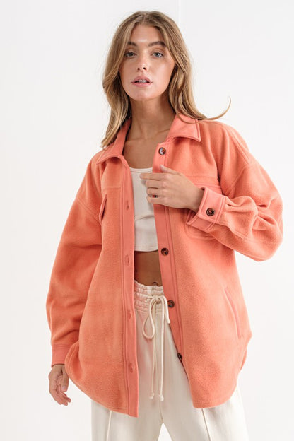 Tangerine Dreams Shacket - shopminnoe