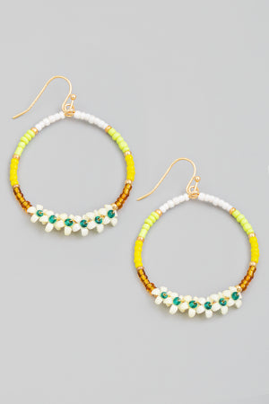 Fall Farm Wedding Hoop Earrings - shopminnoe