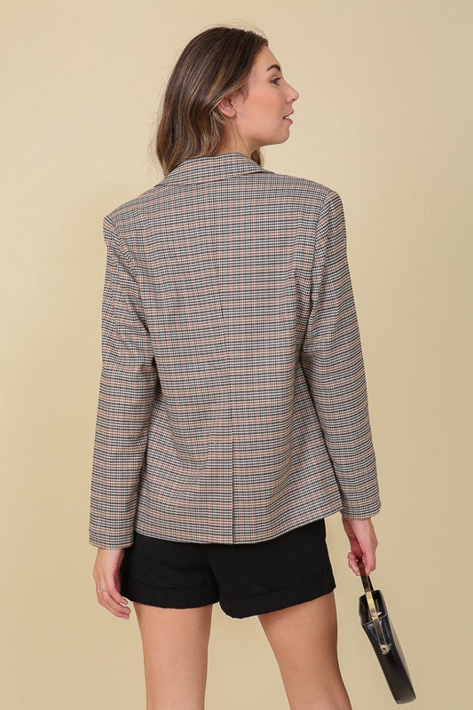 Plaid Rad Blazer