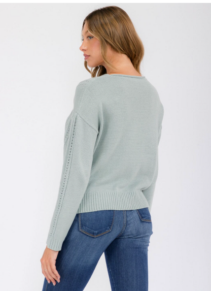 Spring Minty Sweater