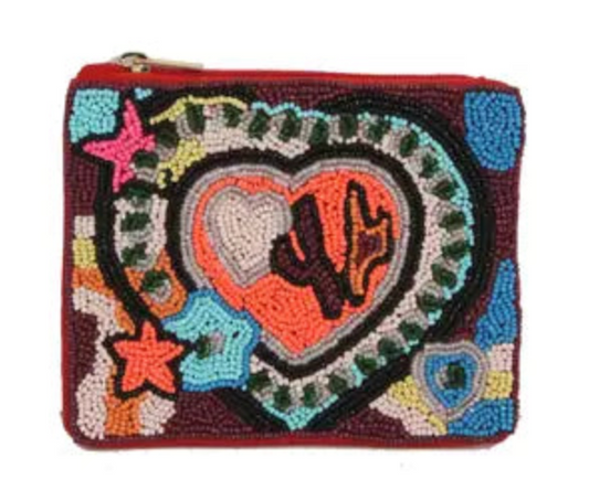 Magical Cactus Beaded Pouch - shopminnoe