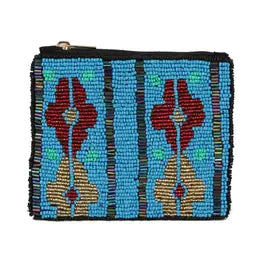 Aztec Waters Beaded Pouch - shopminnoe