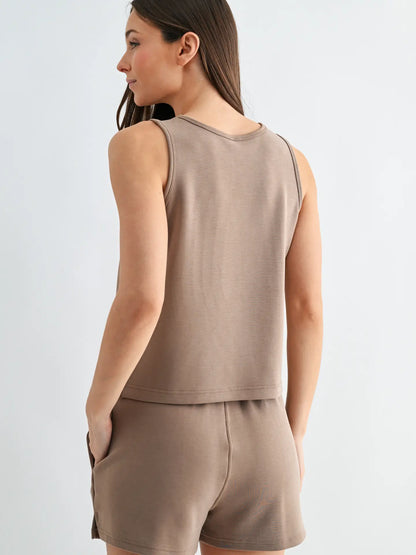 Taupe Chocolate Lounge Set