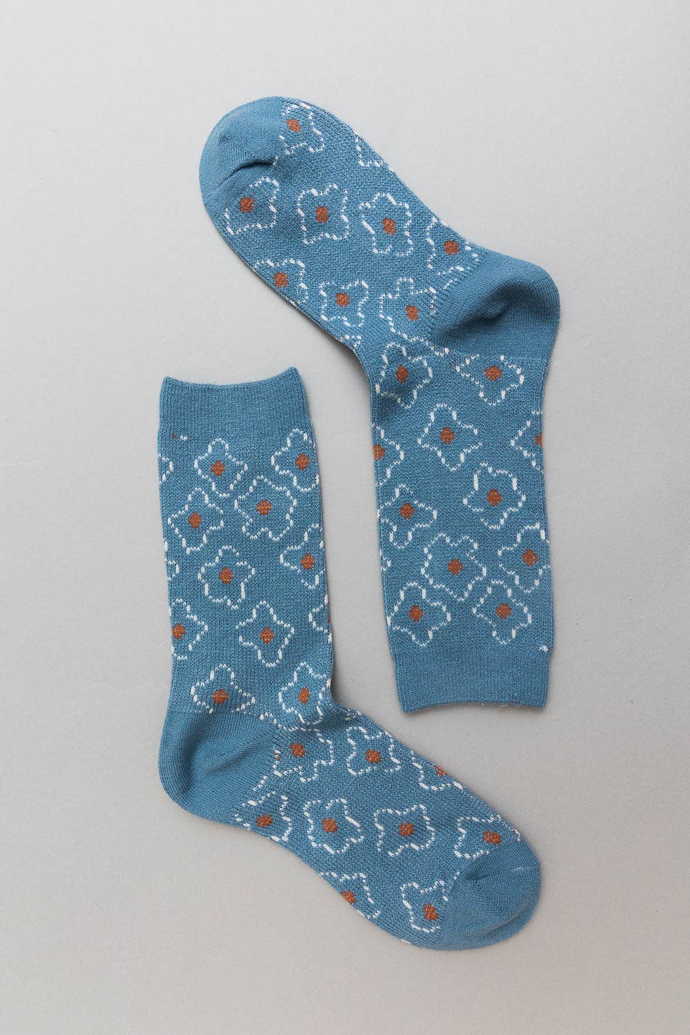 Vintage Floral Patterned Socks