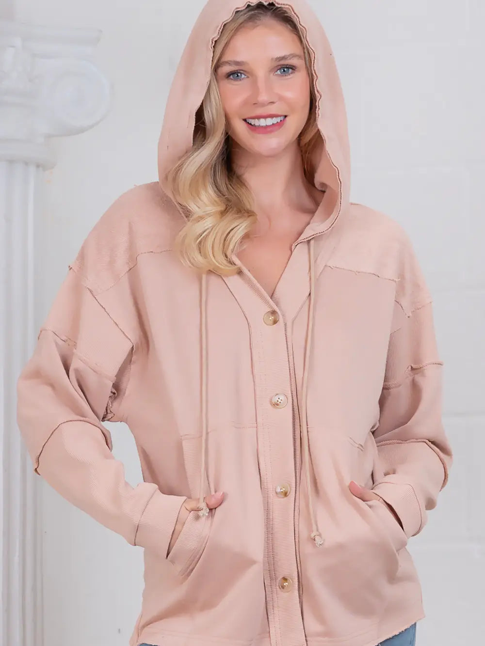 Spring Equinox Hooded Sweater - shopminnoe