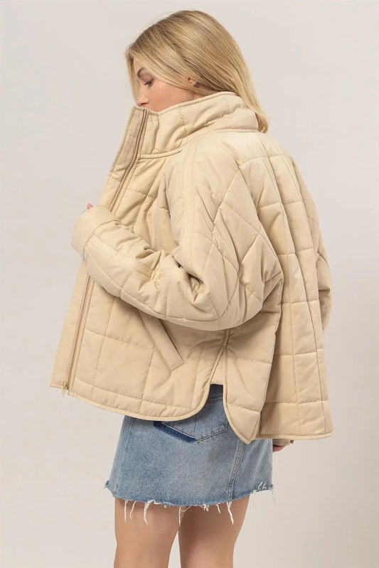 Quilted Fall Jacket - shopminnoe