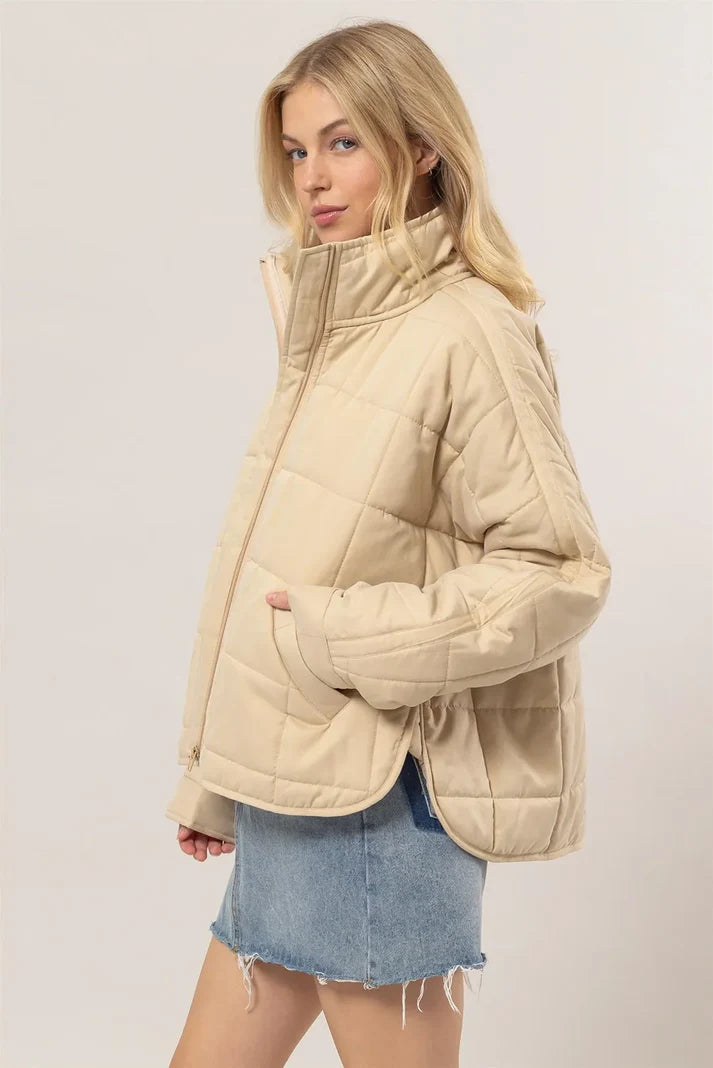 Quilted Fall Jacket - shopminnoe